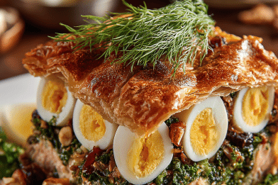 Salmon Koulibiac Twist