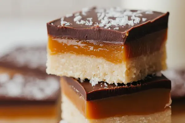 Salted Caramel Shortbread Bars