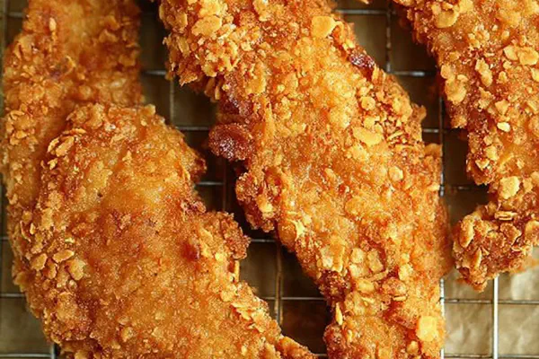 Saltine Crusted Chicken Tenders