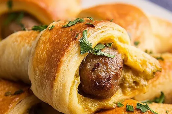 Sausage Egg Crescents