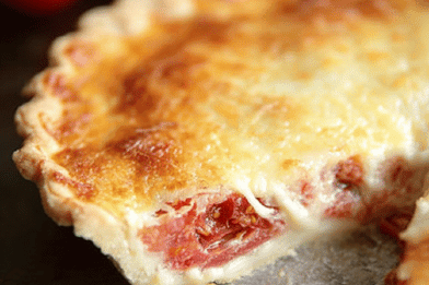 Savory Basil Tomato Pie