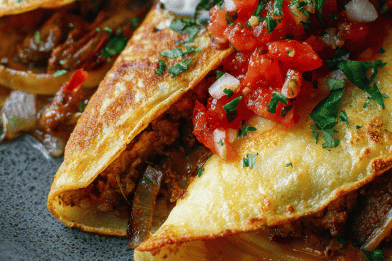 Savory Breakfast Burrito Crêpes