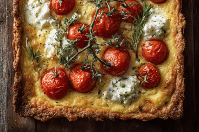 Savory Cherry Tomato Tart