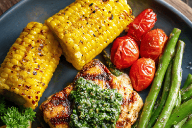 Savory Corn Herb Oil