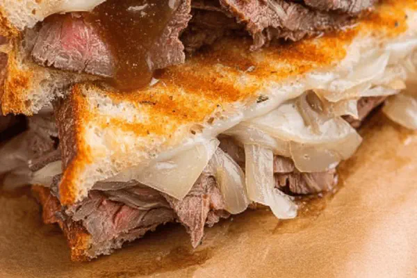 Savory Roast Beef Panini