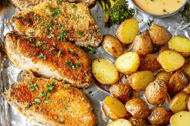 Sheet Pan Pork Chops