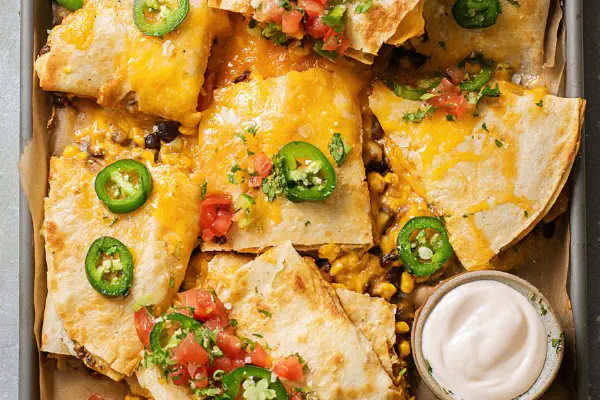 Sheet Pan Quesadillas
