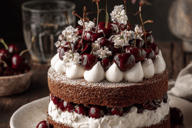 Simplified Black Forest Cake