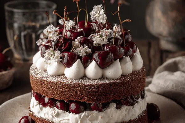 Simplified Black Forest Cake