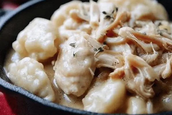 Slow Cooker Chicken Dumplings