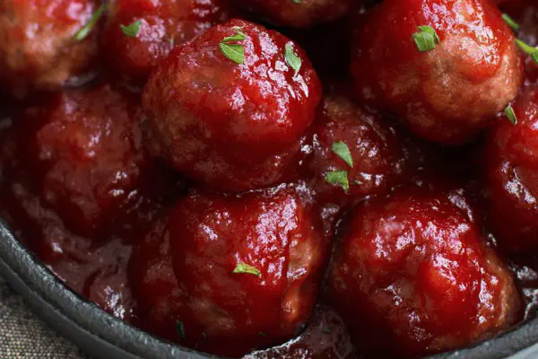 Slow Cooker Cranberry Meatballs