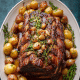 Veal Mustard Leeks Roast