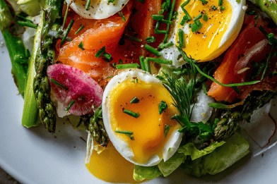 Smoked Trout Mimosa Salad