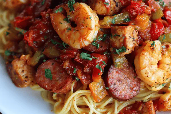 Spaghetti Jambalaya Twist