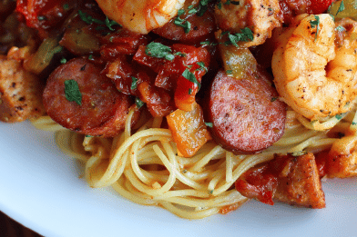 Spaghetti Jambalaya Twist