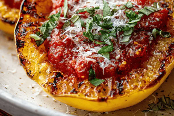 Spaghetti Squash Marinara Remix