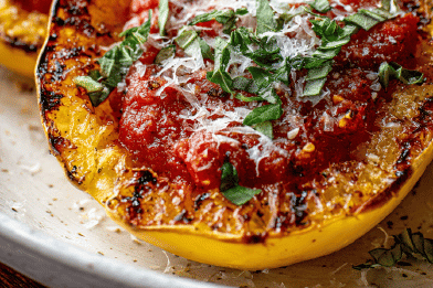 Spaghetti Squash Marinara Remix