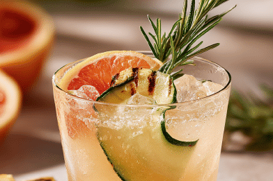 Sparkling Gin Grapefruit Twist