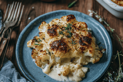 Spelt Cauliflower Gratin