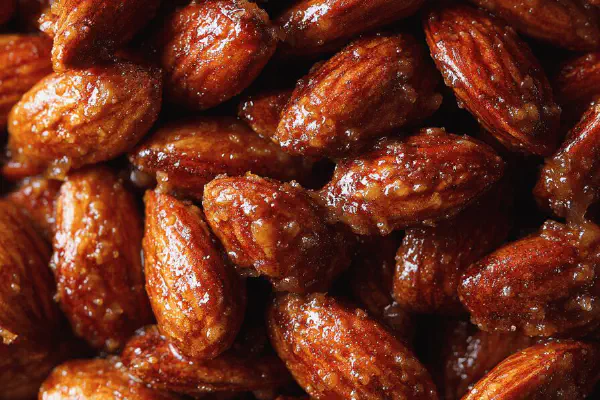 Spiced Caramel Almonds