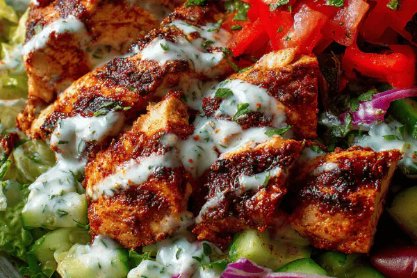 Spiced Chicken Taco Salad