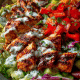 Grilled Chicken Salad Wraps