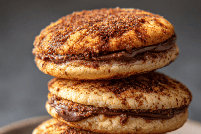 Spiced Cocoa Vanilla Shortbreads