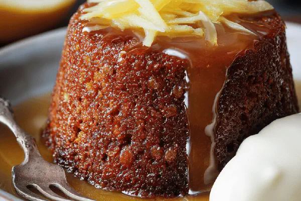 Spiced Marmalade Ginger Pudding