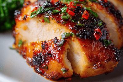 Spiced Miso Ginger Chicken