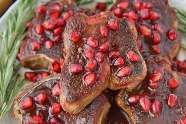 Spiced Pomegranate Lamb Chops