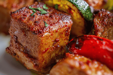 Spiced Pork Skewers