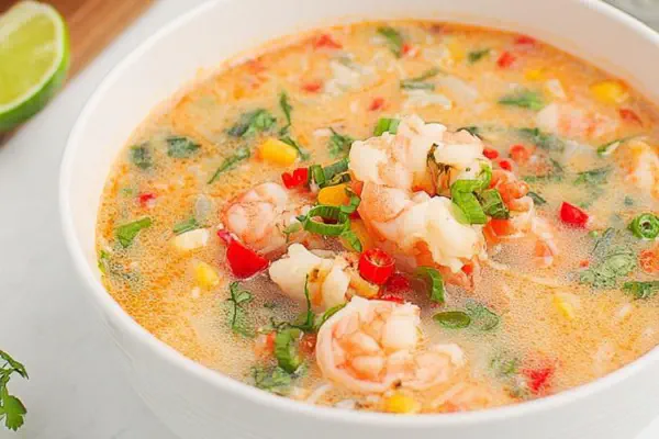 Spiced Thai Seafood Soup