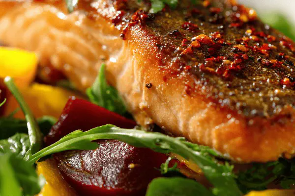 Spiced Trout and Beet Salad