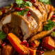 Turkey Roast Stuffed Pears