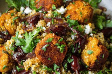 Spicy Chickpea Quinoa Bites