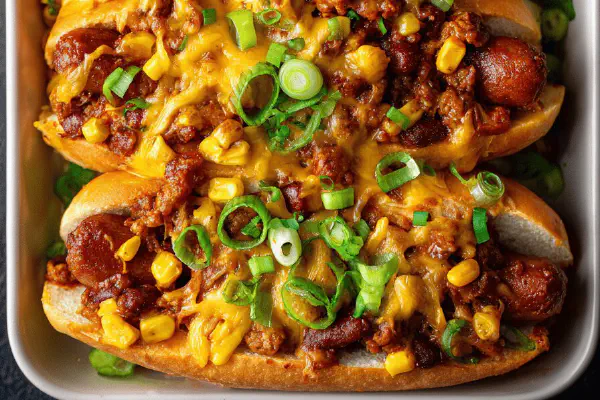 Spicy Chili Dog Bake