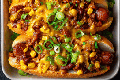 Spicy Chili Dog Bake