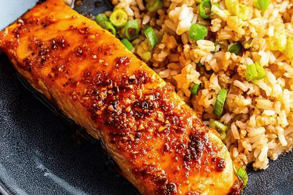 Spicy Citrus Air-Fried Salmon