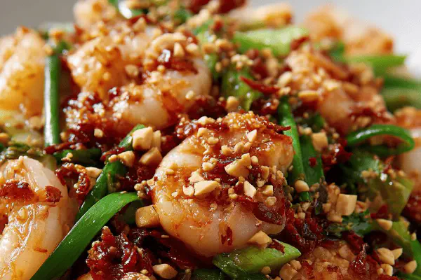 Garlic Lemon Brined Shrimp