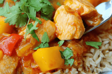 Spicy Peach Chicken