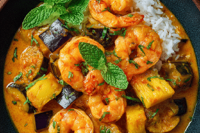 Spicy Shrimp Curry Twist