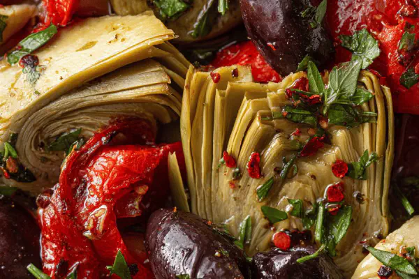 Spicy Tangy Antipasto