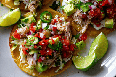 Spicy Tuna Tostadas Twist