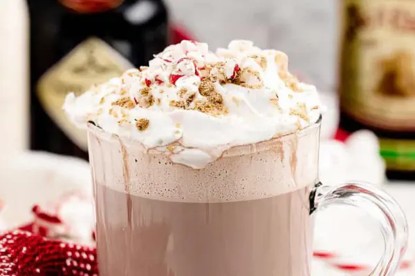 Spiked Caramel Hot Cocoa