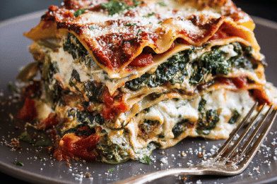 Spinach Ricotta Lasagna Revamp