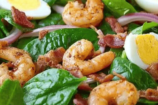 Spinach Salad w Shrimp