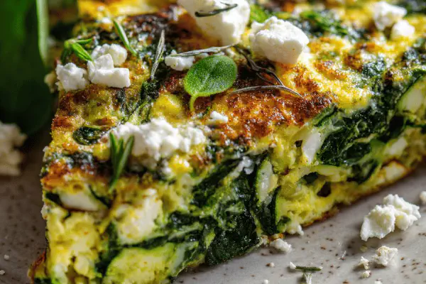 Spinach Zucchini Frittata