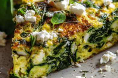 Spinach Zucchini Frittata