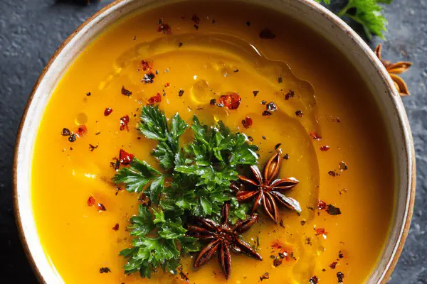 Asparagus Parmesan Velouté with Poached Egg