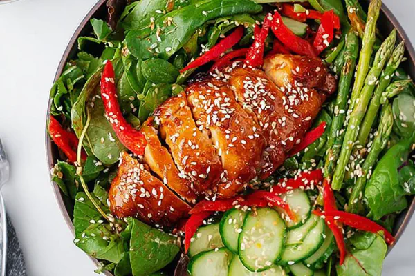 Sticky Chicken Salad
